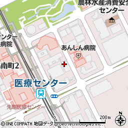 神戸大学附属がん医療研究センター　売店周辺の地図