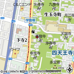 宗慶寺周辺の地図