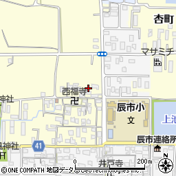 奈良県奈良市杏町526周辺の地図