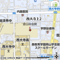 岡山県岡山市東区西大寺上周辺の地図