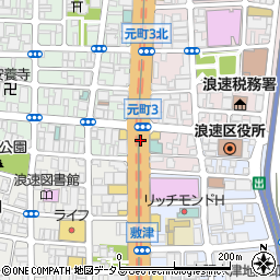 国道２５号線周辺の地図