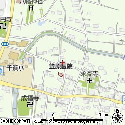 静岡県掛川市千浜5985-1周辺の地図
