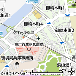 兵庫県神戸市兵庫区御崎本町3丁目周辺の地図