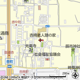 奈良県奈良市杏町417周辺の地図