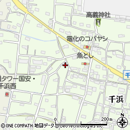 静岡県掛川市千浜5178周辺の地図
