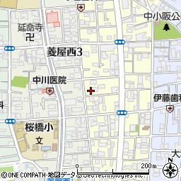 大阪府東大阪市小阪本町2丁目4-22周辺の地図