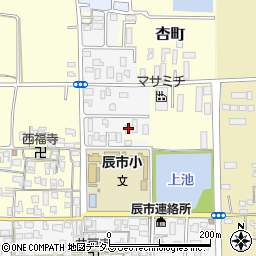 奈良県奈良市杏町594周辺の地図