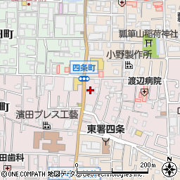 成協信用組合東大阪支店周辺の地図