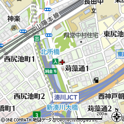 神戸市立児童館志里池児童館周辺の地図