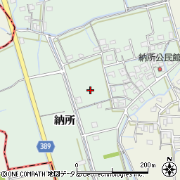 岡山県岡山市北区納所周辺の地図