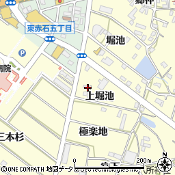 愛知県田原市神戸町（上堀池）周辺の地図
