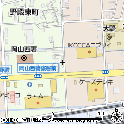 ＹＥＳカーオークションダイレクト大安寺店周辺の地図