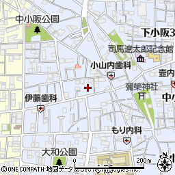 大阪府東大阪市下小阪1丁目30周辺の地図