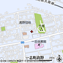 津市役所児童館　一志児童館周辺の地図