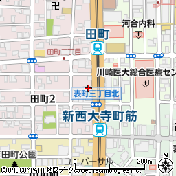 愛媛銀行岡山支店周辺の地図