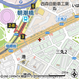 大阪医院周辺の地図