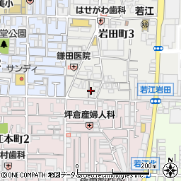喜佐上助産院周辺の地図