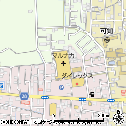ダイソーマルナカ益野店周辺の地図