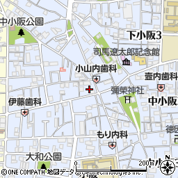 大阪府東大阪市下小阪1丁目31周辺の地図