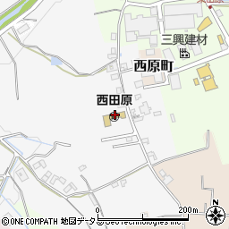 西田原保育園周辺の地図