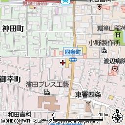 タイムズ瓢箪山第６駐車場周辺の地図