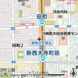 リパーク愛媛銀行岡山支店駐車場周辺の地図