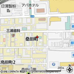 岡山シティホテル桑田町レストラン・パーティルーム予約周辺の地図