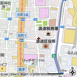 タージマハルエベレスト 難波中店周辺の地図