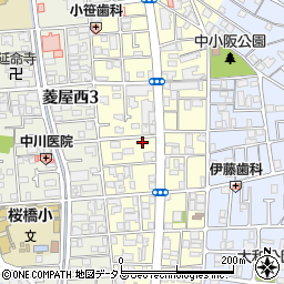 大阪府東大阪市小阪本町2丁目4-8周辺の地図