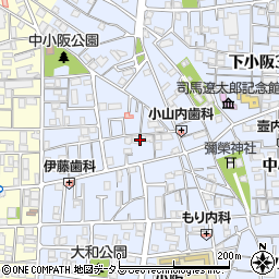 大阪府東大阪市下小阪1丁目30-2周辺の地図