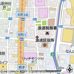 じゃんぼ総本店　浪速区役所前店周辺の地図