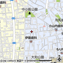 大阪府東大阪市下小阪1丁目26周辺の地図