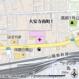 マルハチ大安寺店ホール周辺の地図