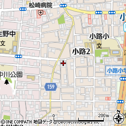 生野小路郵便局 ＡＴＭ周辺の地図