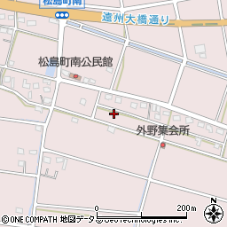 静岡県浜松市中央区松島町1357周辺の地図