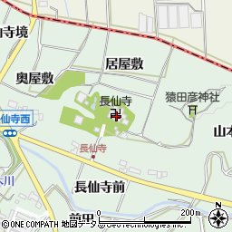 愛知県田原市六連町居屋敷周辺の地図