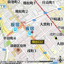 神戸市立児童館大黒児童館周辺の地図