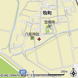 三重県津市牧町297周辺の地図