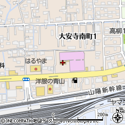 ファミリーマートマルハチ大安寺店周辺の地図