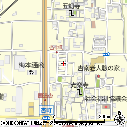 奈良県奈良市杏町298周辺の地図