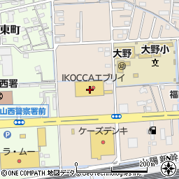 株式会社エブリイ　大安寺店周辺の地図