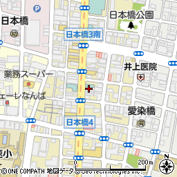 サンマルクカフェ 大阪日本橋四丁目店周辺の地図