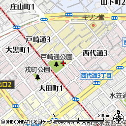 兵庫県神戸市長田区戸崎通3丁目1周辺の地図