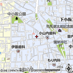 大阪府東大阪市下小阪1丁目21-16周辺の地図