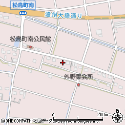静岡県浜松市中央区松島町1353周辺の地図