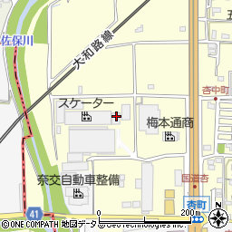 奈良県奈良市杏町216周辺の地図