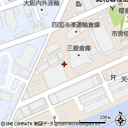 中四国ロジスティクス株式会社四国冷凍阪神センター周辺の地図