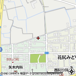 岡山県岡山市北区花尻ききょう町4周辺の地図