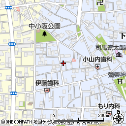 大阪府東大阪市下小阪1丁目22-19周辺の地図