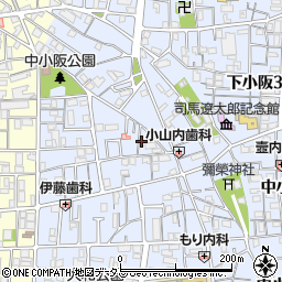 大阪府東大阪市下小阪1丁目20-14周辺の地図